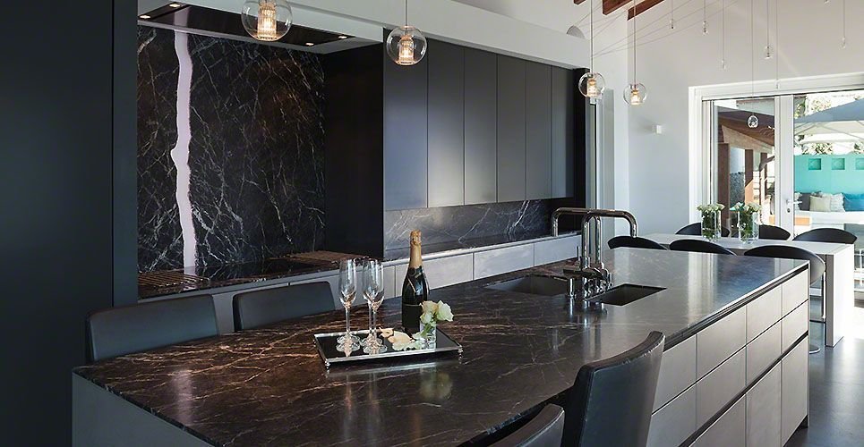 Quartz Countertop Singapore Interiors, Modern Kitchen