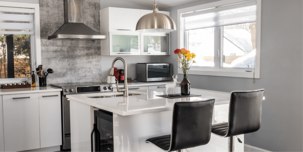 Waterfall Counter Kitchen Design